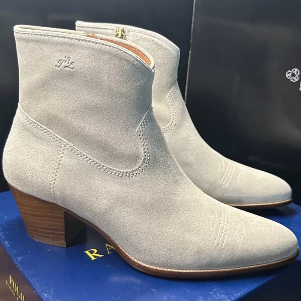 New In Box- Polo Ralph Lauren Lucille Cowboy bootie